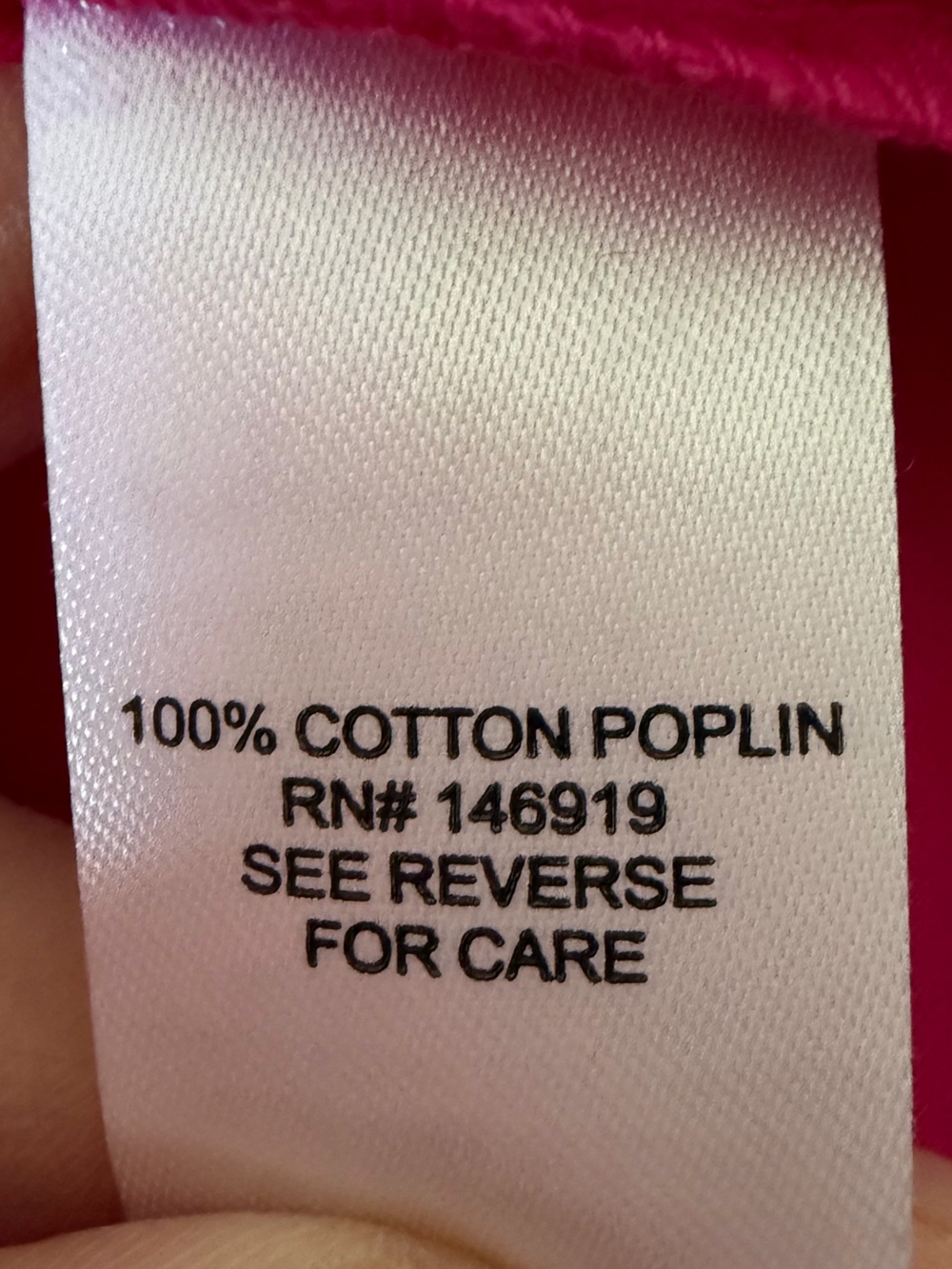 Freshman Hot Pink Ruffle Poplin Top - Picture 6 of 9